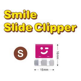 Auto Clip Smile Slide Clipper Pastel 10pcs SLS-9P