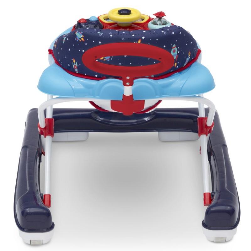 Delta Children First Exploration 2-in-1 Activity Walker, Lift Off