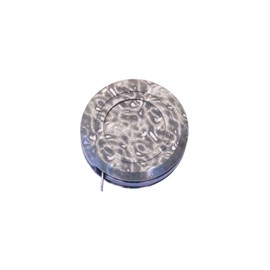 TEC Accessories Ti-Tape Titanium Retractable Tape Measure - Special Edition - White Frost - 3 Foot User-Replaceable Tape - Pocket Size - Imperial and Metric - Keychain Clip - Everyday Carry