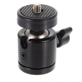 RetiCAM® Mini Ball Head BHA20 - Metal Ballhead 360° Pan 90° Tilt Tripod Mount - BHA20, Aluminum
