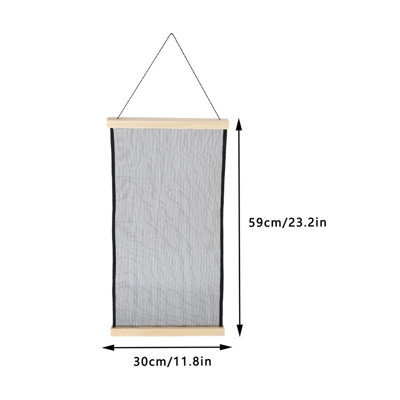 Earrings Jewelry Rack Mesh Cloth Large Capacity Storage Wall Mounted