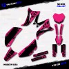 Factory EFX Black & Pink Slick Racing Graphics Kit fits