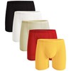 WINDAY Men's Boxer Briefs Breathable Ice Silk Sports-Inspired Underwear