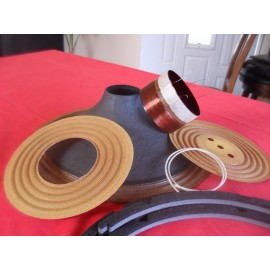 Speaker Parts 12" Recone kit for Cerwin Vega Stroker 12 Dual 4 Ohm, Speaker Parts.
