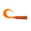 Berkley PowerBait Ribbontail Grubs, Pumpkinseed/Fluorescent Orange, 3" (15 Count)