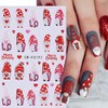 Christmas 3D Nail Art Stickers - Cute Santa Claus, Dwarf,