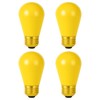 OHLECTRIC S14 Ceramic Yellow String Light Bulbs with E26 Base