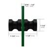 CKB Shower Glass Door Knob, Double Sided Pull Handle for