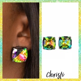 Paparazzi Jewelry ~ROYALTY HIGH~ Multi OIL SPILL Earrings
