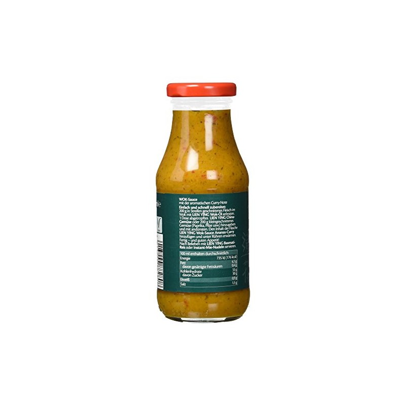 Lien Ying Wok Sauce Pineapple Curry 240 ml