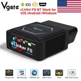 Vgate vLinker FS Bluetooth OBD2 Detect Error Codes Fault Readers for IOS/Android