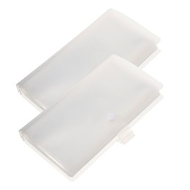 ABOOFAN Pack of 2 Ticket Booklets, Game Note Folder with Loose Sheets, Album, Travel Album for Pictures, Transparent Ticket Album, Concert Lovers Organiser, Concert Card Collector's Book, S