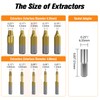 Nuovoware Damaged Screw Extractor Set, 22 PCS Easy Out Stripped