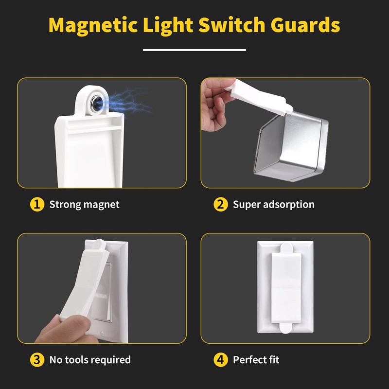 Child Proof Switch Cover and Guard - Light Switch Blocker