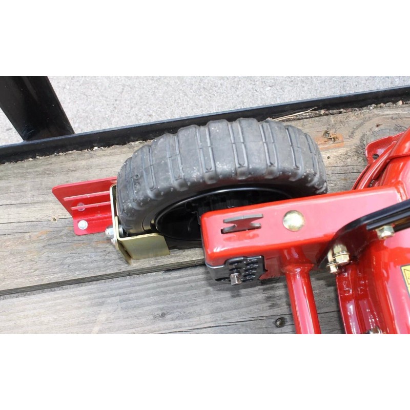 Jungle Jim’s Boot Secures Push mowers on Open or Enclosed