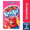 Kool-Aid Strawberry Flavored Unsweetened Caffeine Free Powdered Drink Mix, 48
