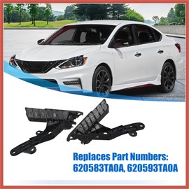 ACROPIX 1 Pair Front Bumper Mount Support Bracket for Nissan Altima 2013-2017 620583TA0A 620593TA0A Left and Right Side Car Parts