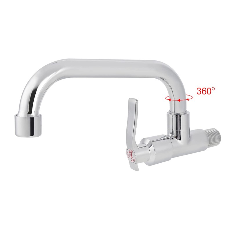 G1/2" Kitchen Tap, Wall Mounted Single Cold Tap for Home