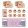 630 Pieces Thank You Cards and Stickers Set with 30pcs