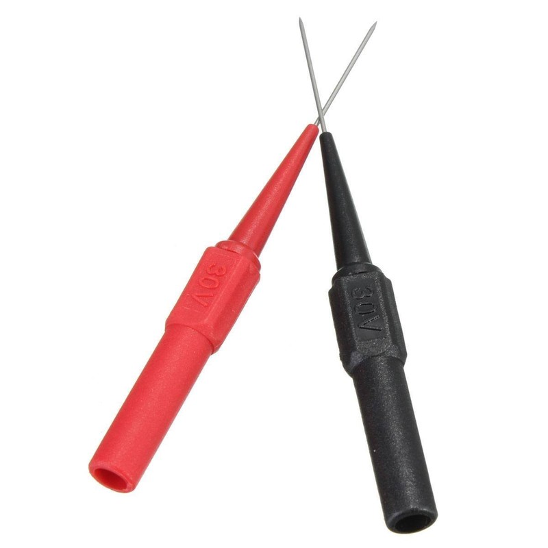 TestHelper TP161RDx5 Insulation Piercing Needle Non-destructive Pin Test Probes,4mm Banana