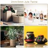 Handyman Crafts Natural Jute Twine Rope (1.5mm/2mm/3mm/6mm) Durable String for