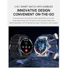 ATEVIX Smart Watch with Earbuds, Bluetooth Calling can Answer and