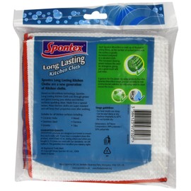 Spontex Long Lasting Kitchen Cloths 2pk (3 packs, total 6 cloths)