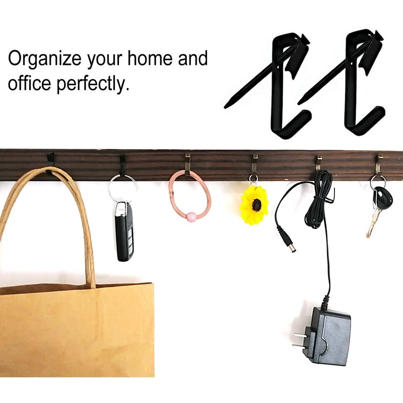 IDEALSV 200 Pcs (100 Stes) Picture Hangers 30LB with Nails