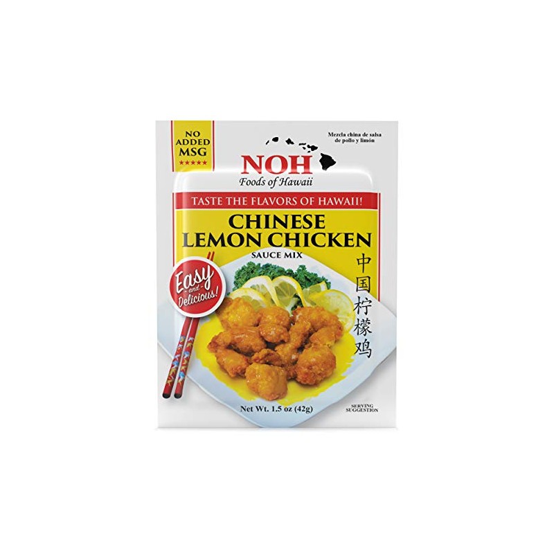 NOH Chinese Lemon Chicken, 1.5-Ounce Packet, (Pack of 12)