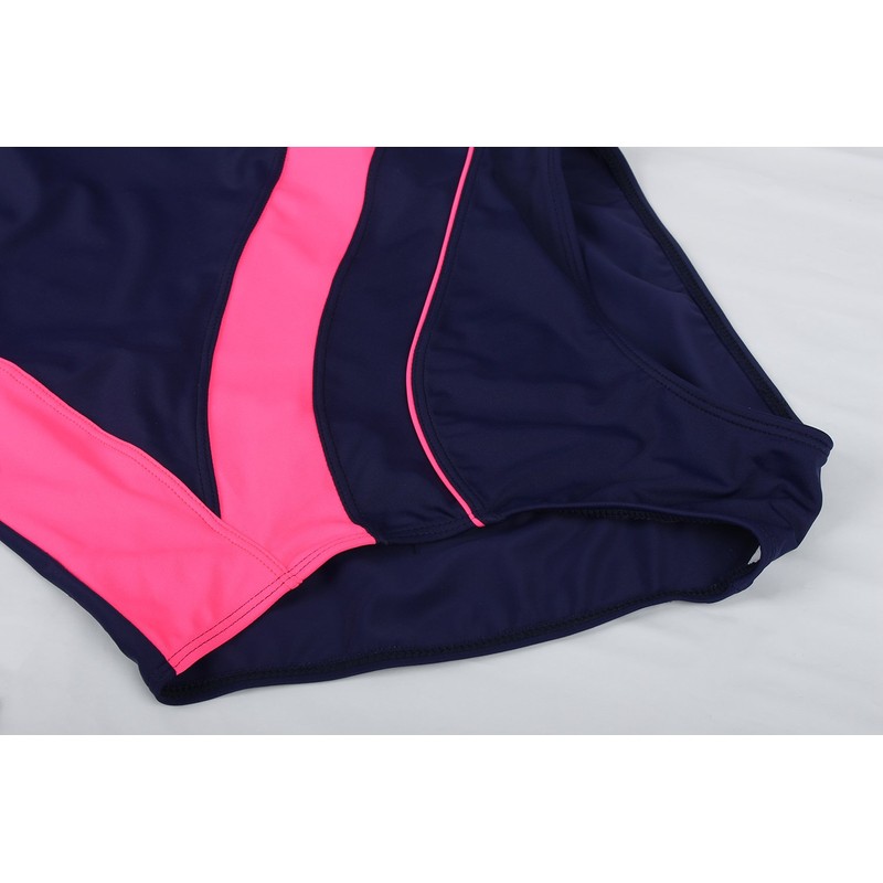 Uhnice Traje de baño deportivo de una pieza para mujer,