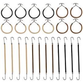 Pack of 24 Elastic Hair Ties, Adjustable Hair Bobbles for Women, Hair Bobbles for Girls