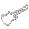 Staedter Tinplate Guitar Shape Cookie Cutter, 7.5 cm, Silver