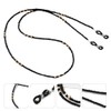 Beaupretty 2pcs Rustic Eyeglass Chain Wooden Bead Strap Retainer Strap