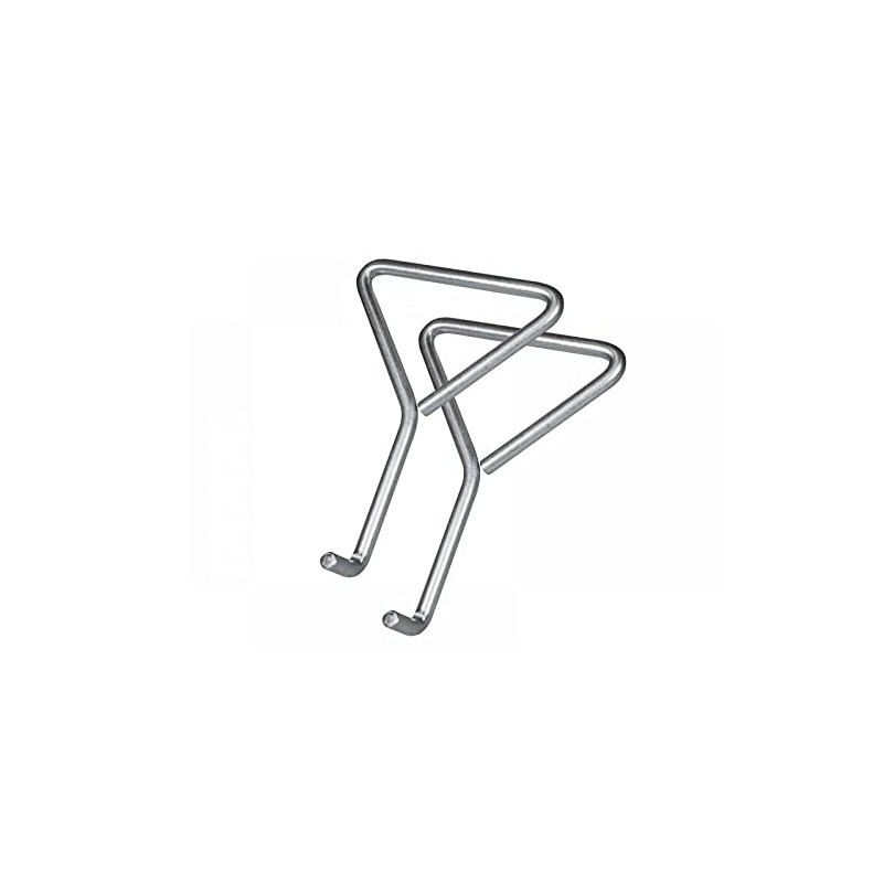 Faithfull FAIMHK200B Manhole Keys (Pair) 200mm Bent,Silver