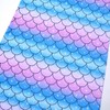 Blue Mermaid Nightgowns Matching Girls&Dolls Flutter Sleeve Pajamas Pjs,Size 10