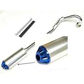 NEWANIME(R) HIGH PERFORMANCE EXHAUST MUFFLER PIPE LIFAN 90CC 125CC 140CC SDG SSR 107 109 125 BLUE TIP