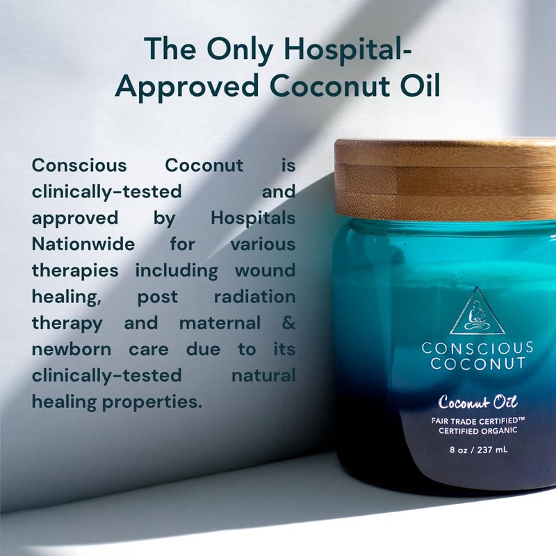 Conscious Coconut Individual Coconut Oil Packets, Certified Organic, Fair Trade