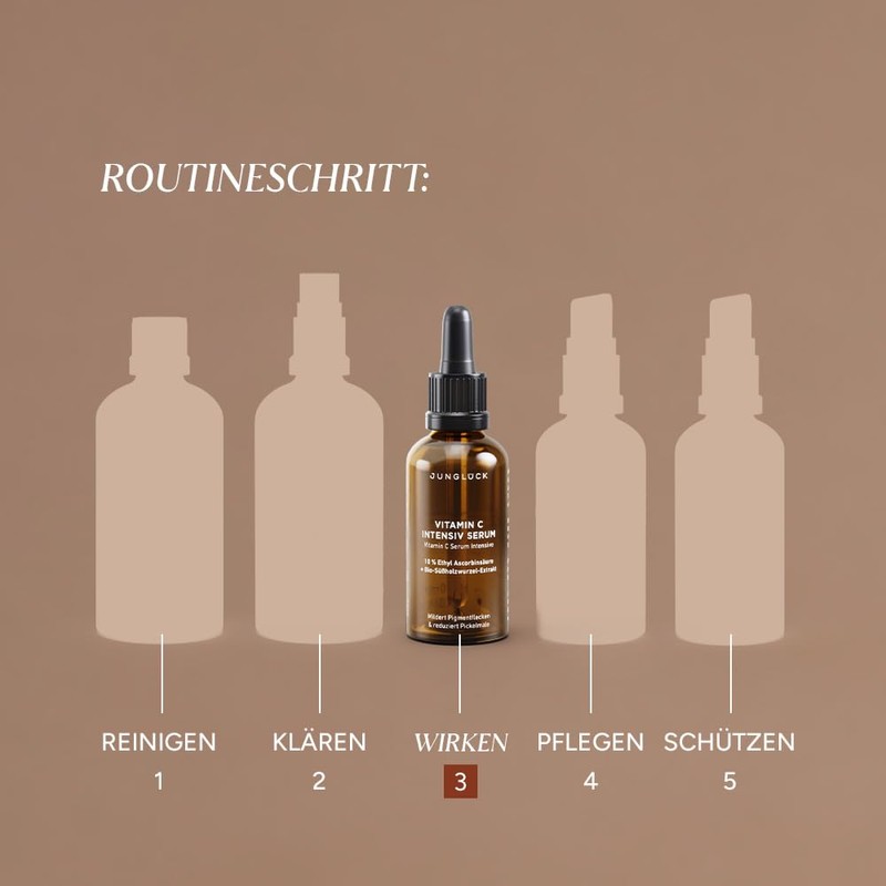 JUNGLÜCK Vitamin C Serum High Dose Face Intensive - Anti-Ageing