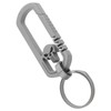 Titanium Alloy Keychain Men's Waist Belt Buckle Outdoor Carabiner Hanging