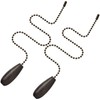 8 Pieces Ceiling Fan Pull Chains Extender Wooden Pendant Pull