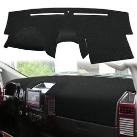 Fcovergurus Dash Cover Mat Custom Fit for Nissan Armada 2004-2007/Titan 2004-2012 with Navigation, Dashboard Pad Carpet Protector Y60 (Black)