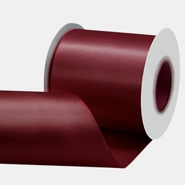 Rilisili Sherry Satin Ribbon 3 Inch 15 Yards Double Faced Polyester Satin Ribbons for Gift Wrapping DIY Crafts Weddings Invitations Flower Bouquet Bow Making Home Decor Sewing