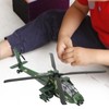 Alloy Copter Model Simulated Lifelike Diecast Pull Back Sound Light
