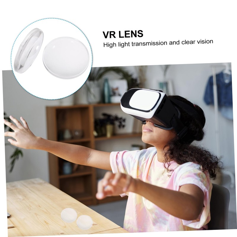 Levemolo 10pcs Biconvex Light Blocking Vr Lenses Light for Vr