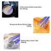 Whisk set, ANGGREK 5PCS Manual whisk Plastic Whisks for Baking