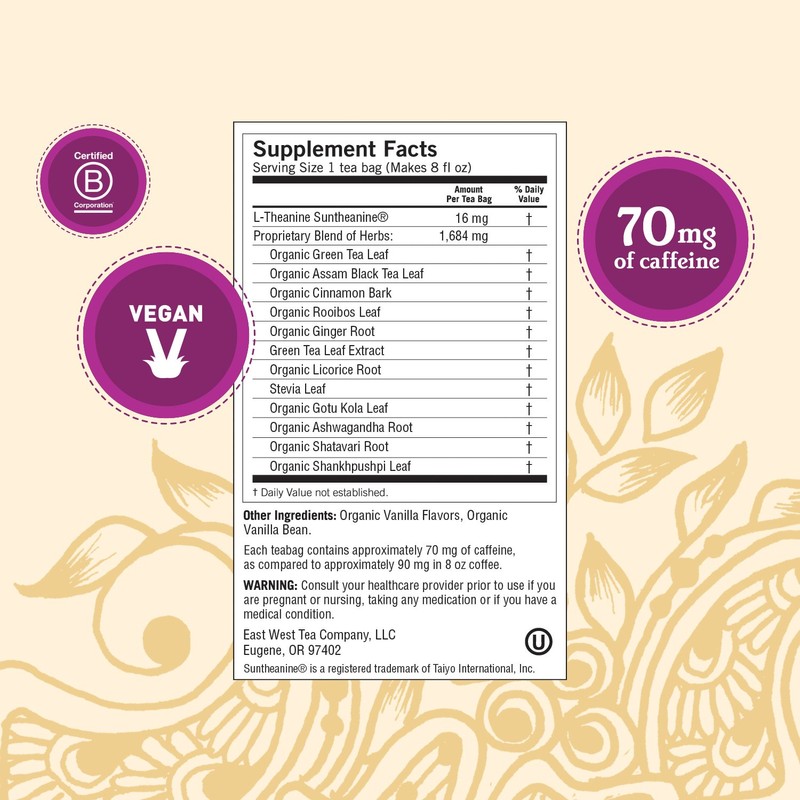 Yogi Tea - Vanilla Spice Perfect Energy (4 Pack) -