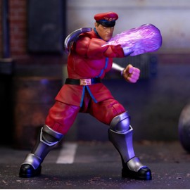 Street Fighter Figura de acción de M. Bison, de 15.24 cm, Juguetes para niños y Adultos