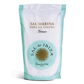 Sal de Ibiza - Pure Sea Salt for the Kitchen, No Additives (Coarse, 2.2 lbs)