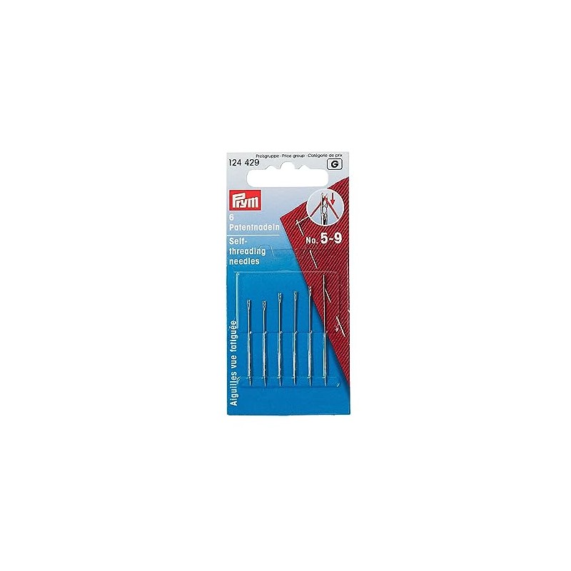 Prym - Assorted No.5-9 Self-Threading Needles - 1 Unit