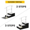KUAFU 3FT Step Hand Rail for Outdoor Steps Compatible with